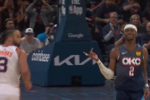 凭你也配？G2狄龙挑衅怒喷亚历山大！随后SGA手指做出回应